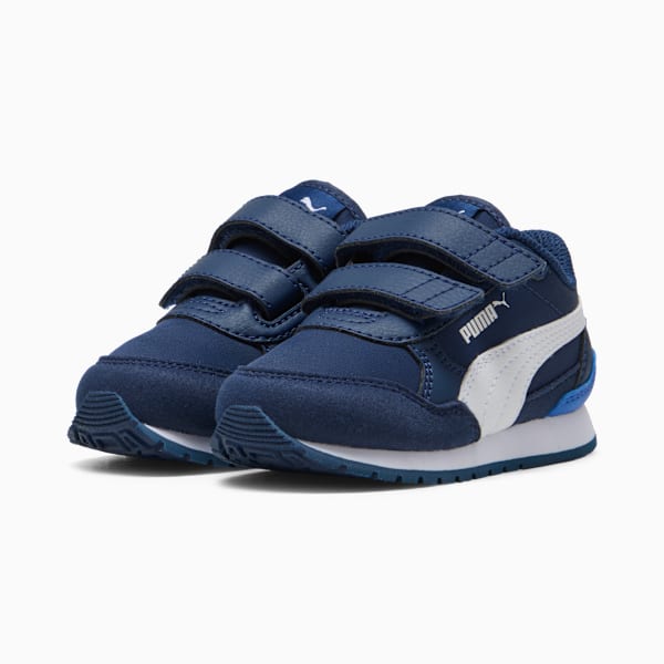 ST Runner v4 Nylon Toddlers' Sneakers, Persian Blue-PUMA White-Mountain Blue, extralarge