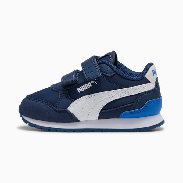 ST Runner v4 Nylon Toddlers' Easy On Sneakers, Persian Blue-PUMA White-Mountain Blue, extralarge