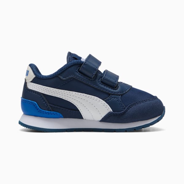 ST Runner v4 Nylon Toddlers' Easy On Sneakers, Persian Blue-PUMA White-Mountain Blue, extralarge