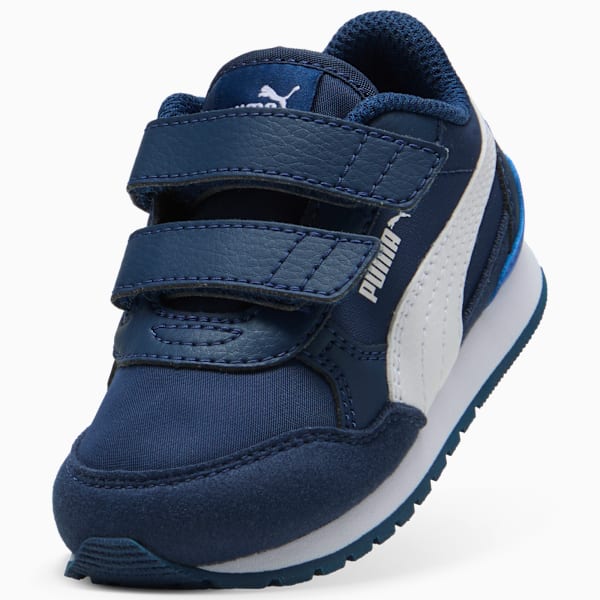 ST Runner v4 Nylon Toddlers' Easy On Sneakers, Persian Blue-PUMA White-Mountain Blue, extralarge