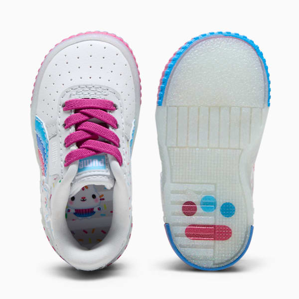 Puma x Gabby s Dollhouse Cali Toddlers Sneakers White Magenta Gleam Silver Mist