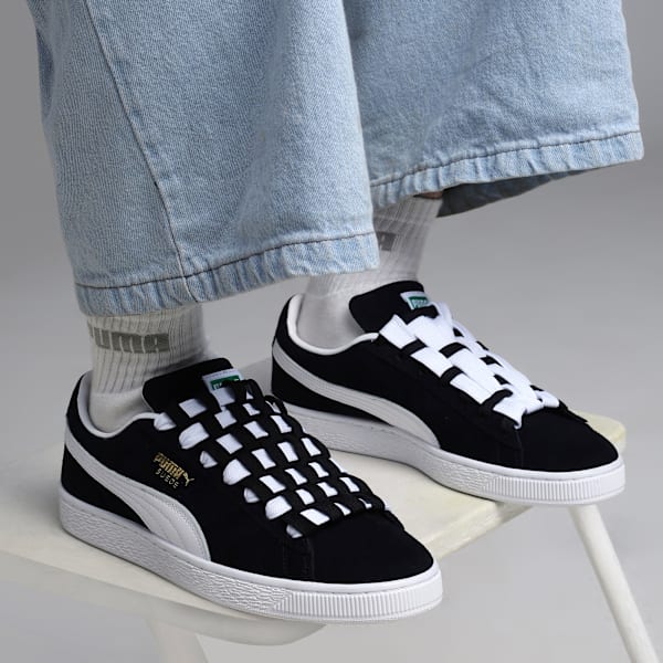 Suede Classic Sneakers, PUMA Black-PUMA White, extralarge-IND