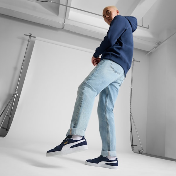 Suede Classic Sneakers, PUMA Navy-PUMA White, extralarge
