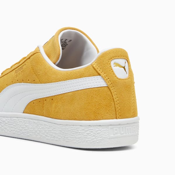 Suede Classic Sneakers Unisex, Amber-PUMA White, extralarge-GBR