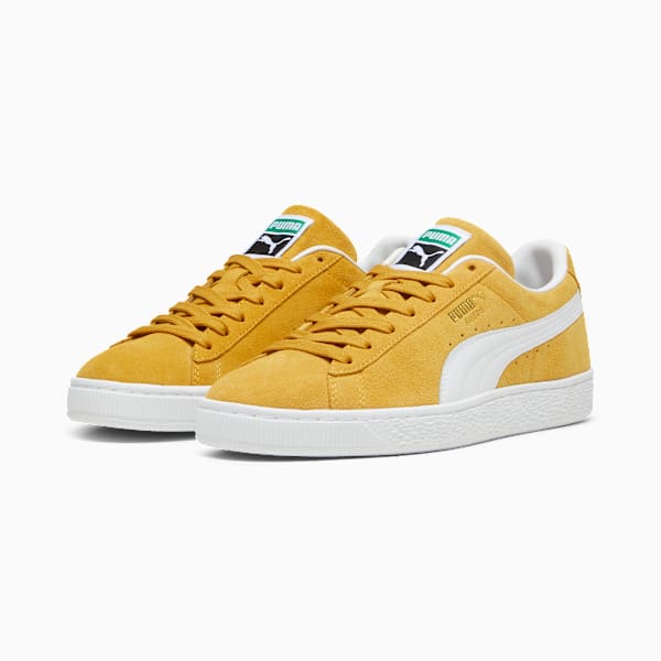 Suede Classic Sneakers Unisex, Amber-PUMA White, extralarge-GBR