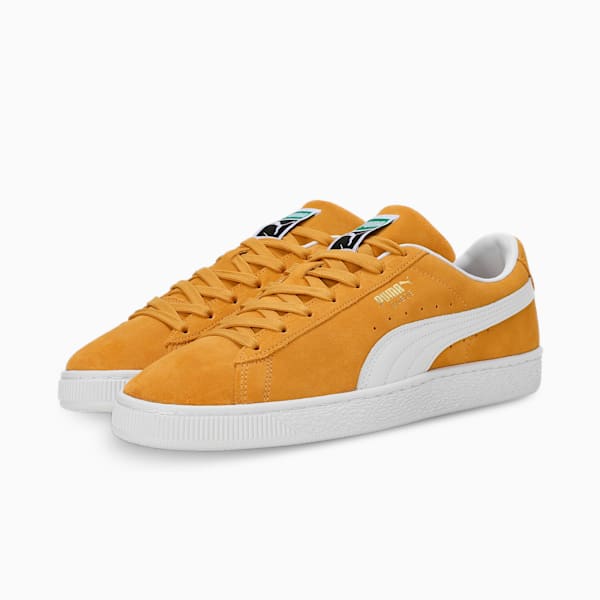 Suede Classic Sneakers, Amber-PUMA White, extralarge-IND