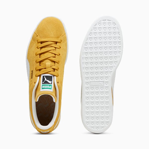 Suede Classic Sneakers Unisex, Amber-PUMA White, extralarge-GBR