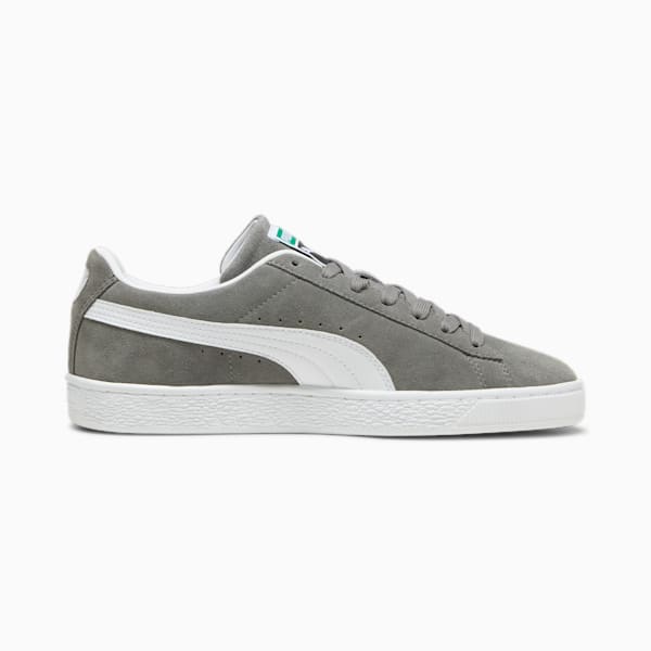Suede Classic Sneakers, Cast Iron-PUMA White, extralarge
