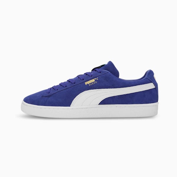 Suede Classic Sneakers, Lapis Lazuli-PUMA White, extralarge-IND