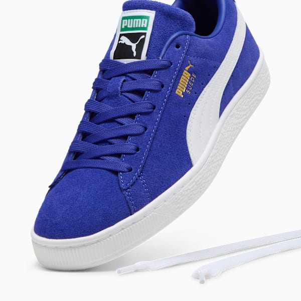 Suede Classic Sneakers, Lapis Lazuli-PUMA White, extralarge