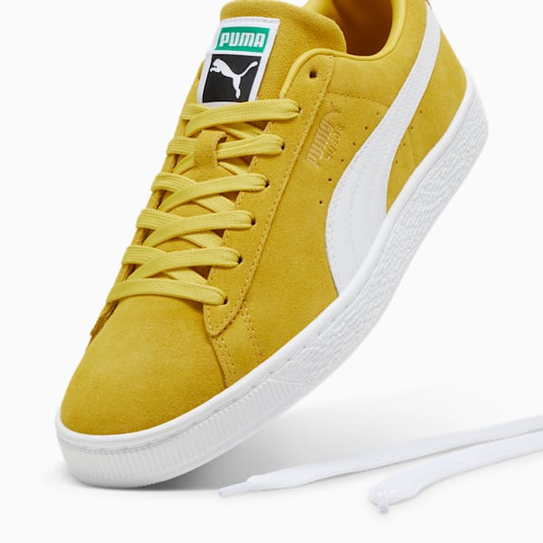 Suede Classic Sneakers, Fresh Pear-PUMA White, extralarge