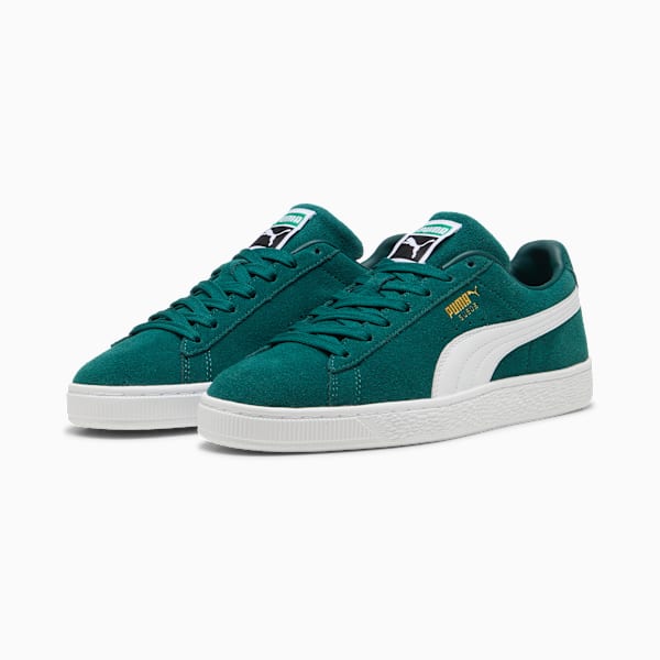 Suede Classic Sneakers Unisex, Dark Myrtle-PUMA White, extralarge-GBR