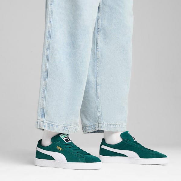 Tenis Suede Classic, Dark Myrtle-PUMA White, extralarge