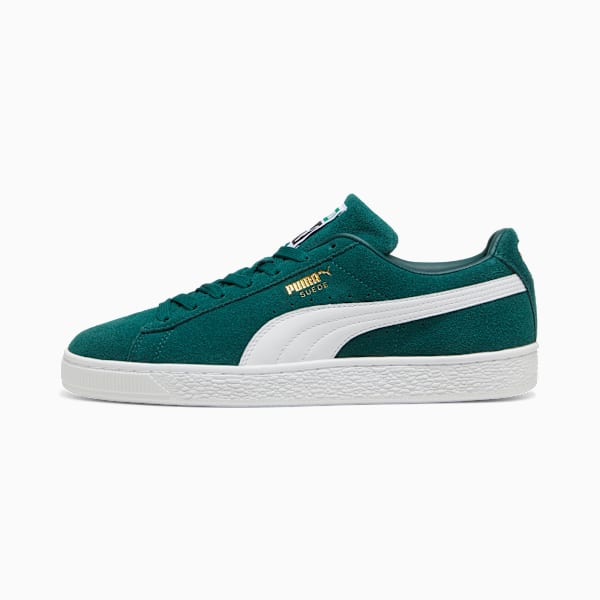 Suede Classic Sneakers Unisex, Dark Myrtle-PUMA White, extralarge-GBR