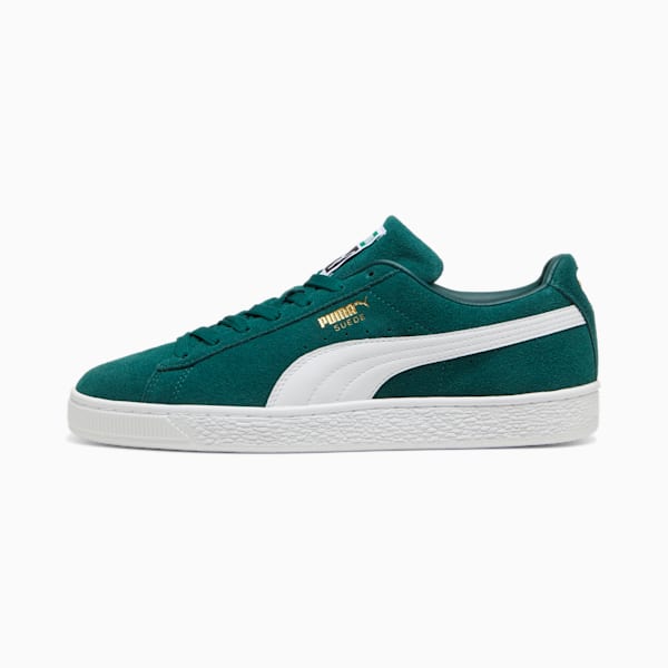 Tenis Suede Classic, Dark Myrtle-PUMA White, extralarge