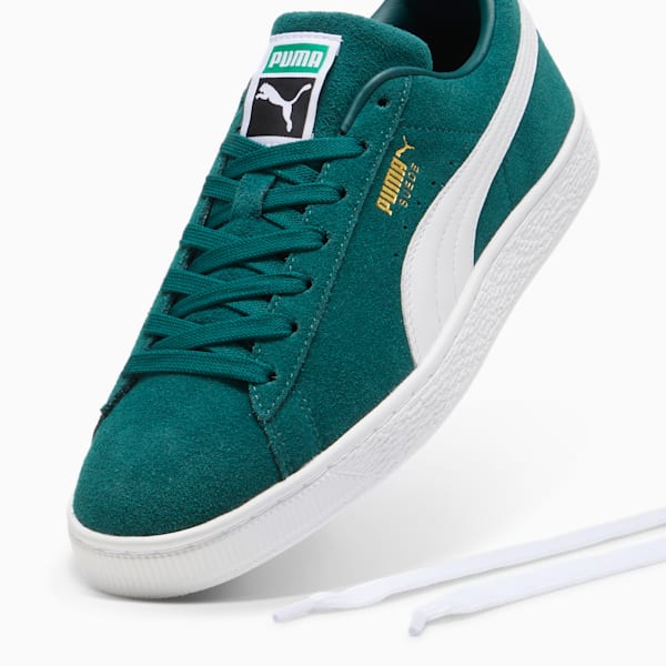 Tenis Suede Classic, Dark Myrtle-PUMA White, extralarge
