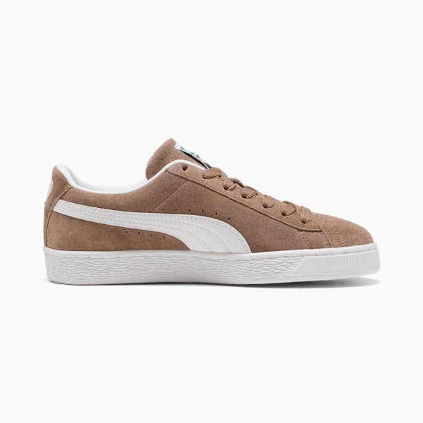 Suede Classic Sneakers, Totally Taupe-PUMA White, extralarge