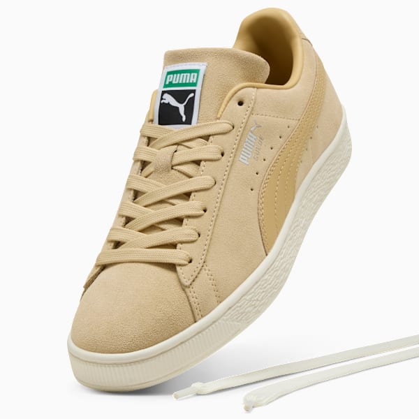 Suede Classic Sneakers, Pebble Path-Warm White, extralarge