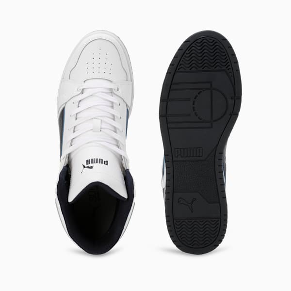 RBD Game Nova Mid Men's Sneakers, PUMA White-New Navy-PUMA Black, extralarge-IND