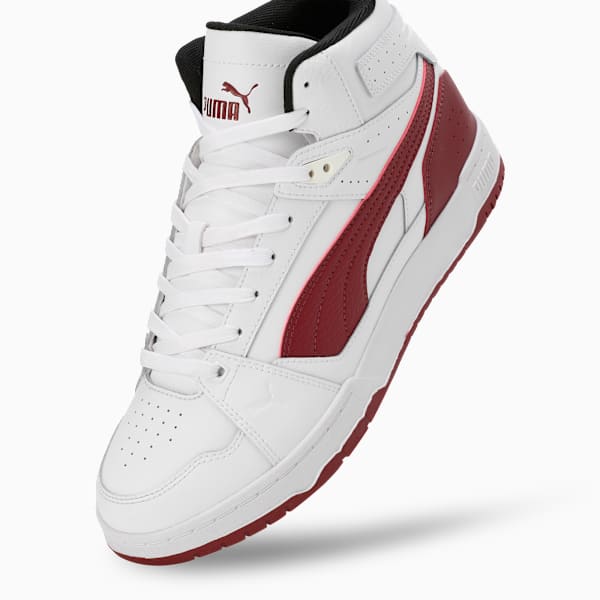 RBD Game Nova Mid Men's Sneakers, PUMA White-Dark Jasper-PUMA Black, extralarge-IND