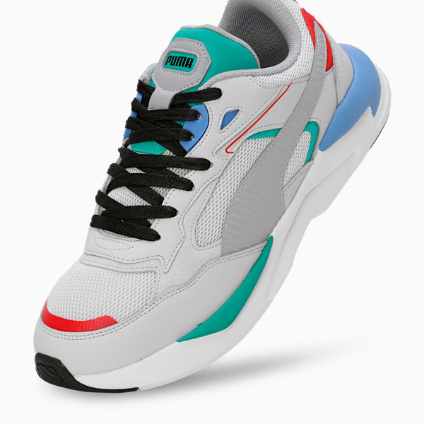 X-ray Prism Men's Sneakers, Silver Mist-Blue Skies-Sparkling Green, extralarge-IND