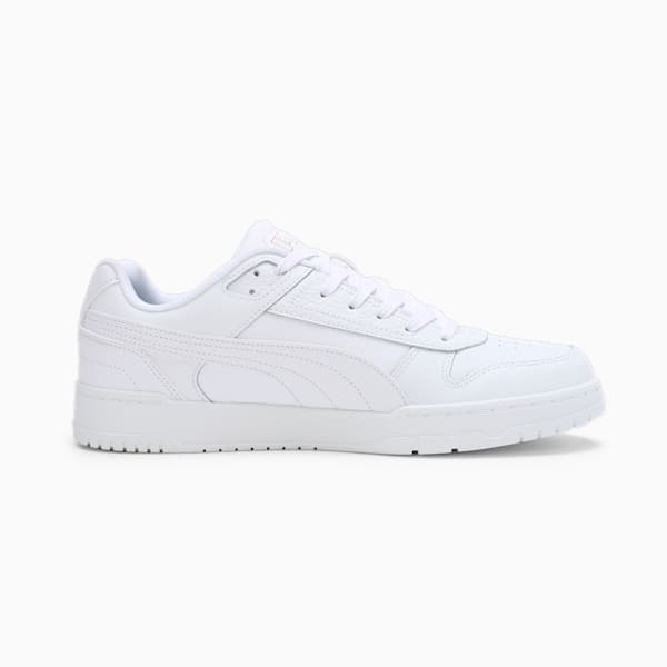 PUMA Court Shatter Low Men's Sneakers, PUMA White-PUMA White-Puma Team Gold, extralarge-IND