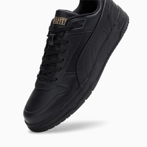 PUMA Court Shatter Low Unisex Sneakers, PUMA Black, extralarge-IND