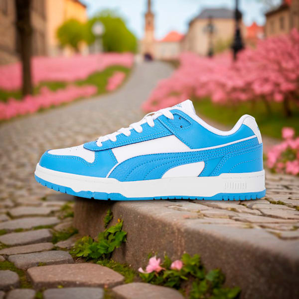 Court Shatter Low Sneakers, PUMA White-Regal Blue, extralarge-IND