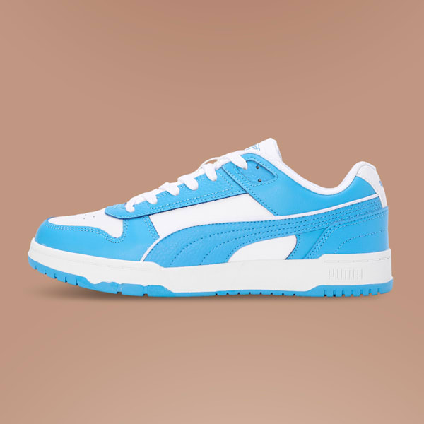 Court Shatter Low Sneakers, PUMA White-Regal Blue, extralarge-IND