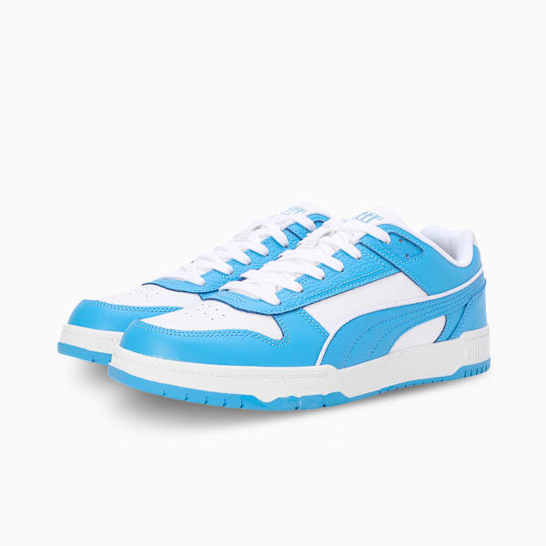 Court Shatter Low Sneakers, PUMA White-Regal Blue, extralarge-IND