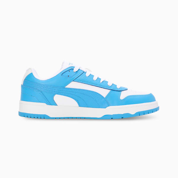 PUMA Court Shatter Low Unisex Sneakers, PUMA White-Regal Blue, extralarge-IND