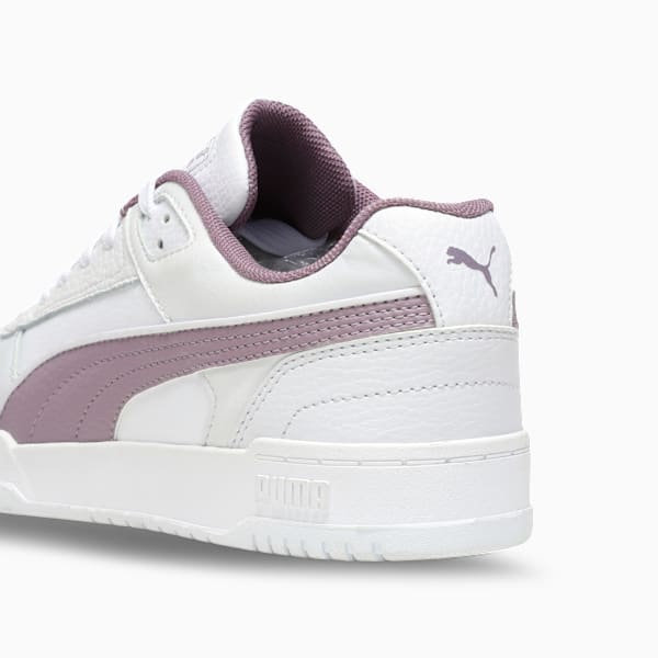 Court Shatter Low Sneakers, PUMA White-Silver Mist-Plum Jam, extralarge-IND