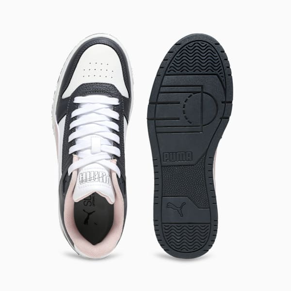 Court Shatter Low Sneakers, PUMA White-Strong Gray-Mauve Mist, extralarge-IND