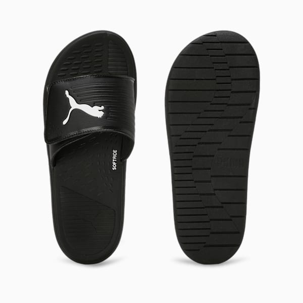 Puma black slide flip flop shop