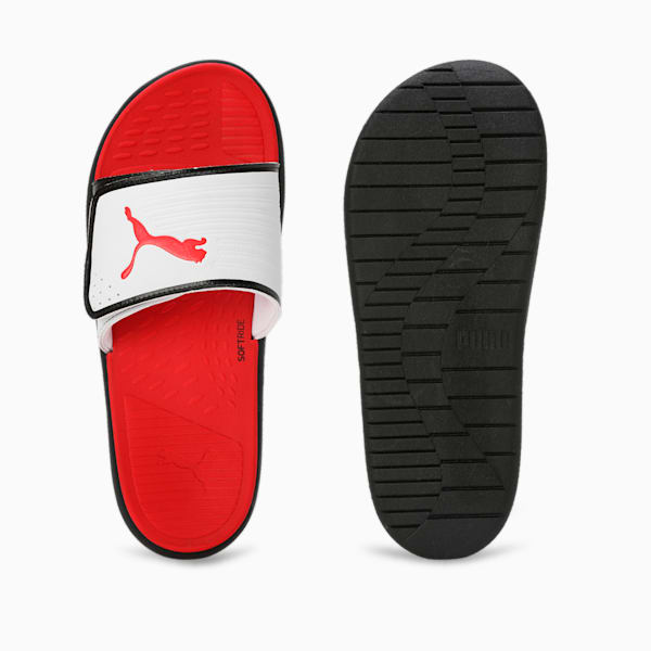 Softride Men's Slides, PUMA Black-PUMA Red-PUMA White, extralarge-IND