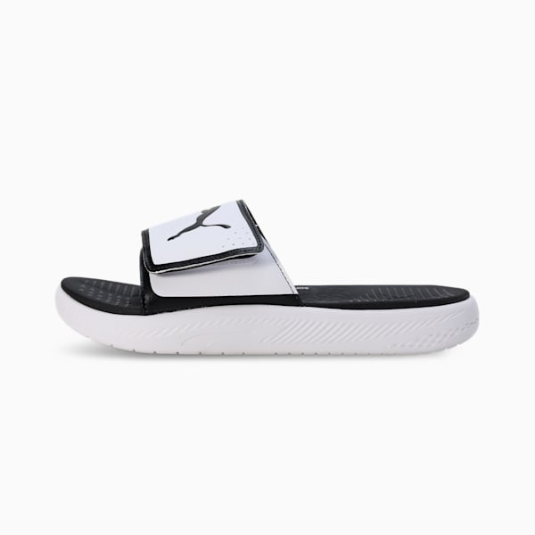 Softride Men's Slides, PUMA White-PUMA Black, extralarge-IND