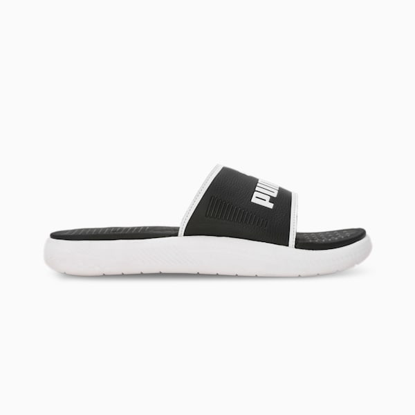 Softride Men's Slides, PUMA Black-PUMA White, extralarge-IND