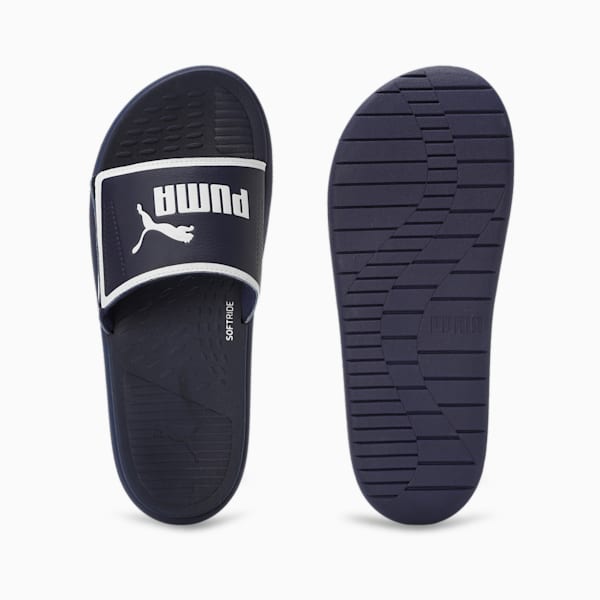 Softride Men's Slides, PUMA Navy-PUMA White, extralarge-IND