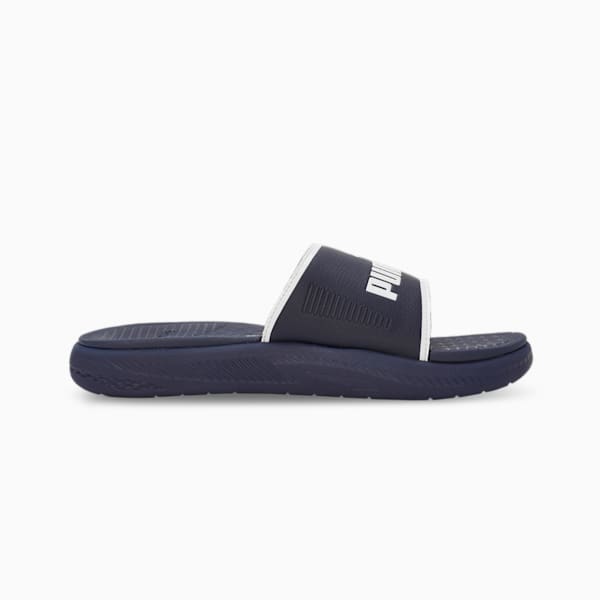 Softride Men's Slides, PUMA Navy-PUMA White, extralarge-IND