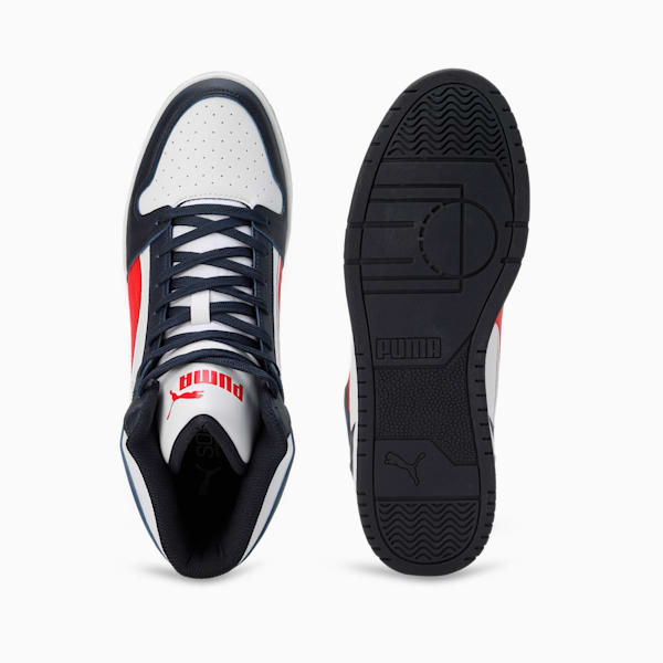 Evoke Layup Men's Sneakers, Parisian Night-For All Time Red-PUMA White, extralarge-IND