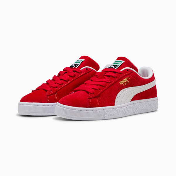 Suede Classic Sneakers Youth, For All Time Red-PUMA White, extralarge-GBR