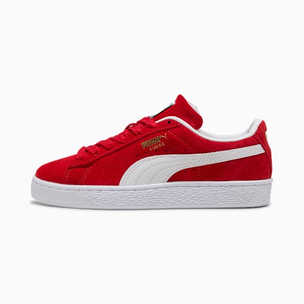 Suede Classic Sneakers Youth, For All Time Red-PUMA White, extralarge-GBR