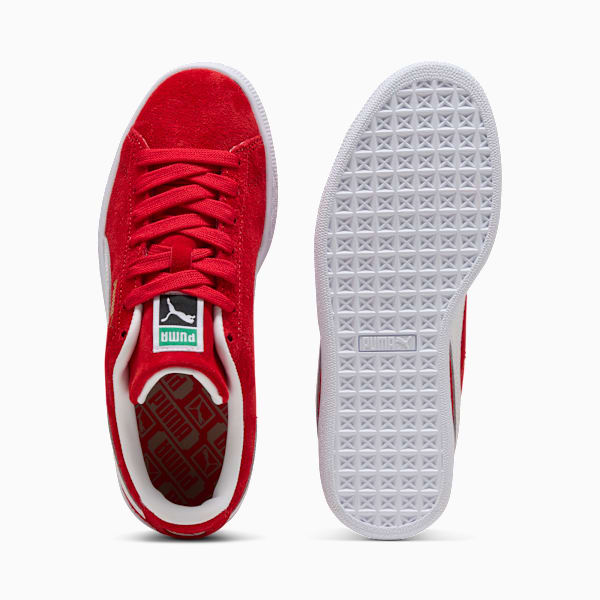 Suede Classic Sneakers Youth, For All Time Red-PUMA White, extralarge-GBR