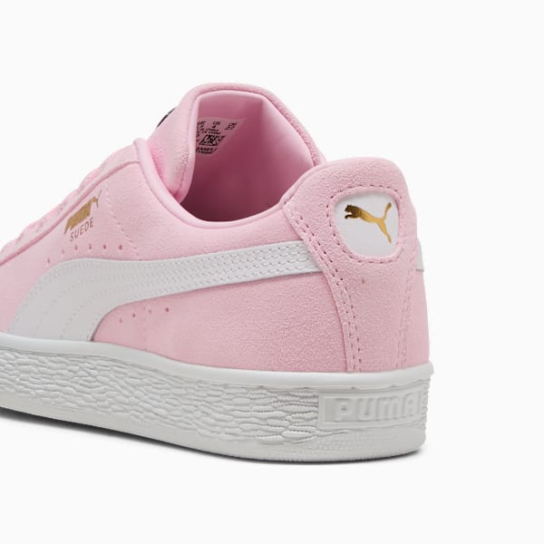 Suede Classic Big Kids' Sneakers, Pink Lady-PUMA White, extralarge