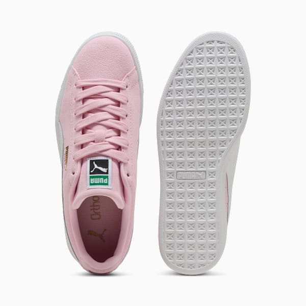Suede Classic Big Kids' Sneakers, Pink Lady-PUMA White, extralarge