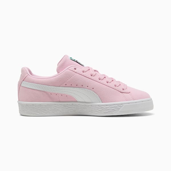 Suede Classic Big Kids' Sneakers, Pink Lady-PUMA White, extralarge