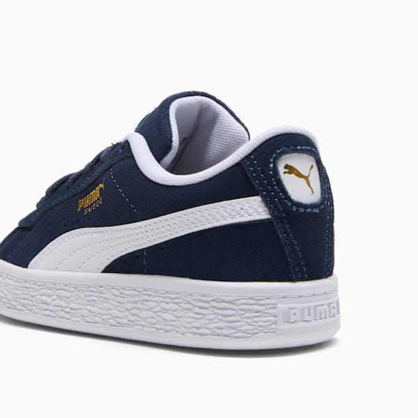 Suede Classic Little Kids' Sneakers, PUMA Navy-PUMA White, extralarge