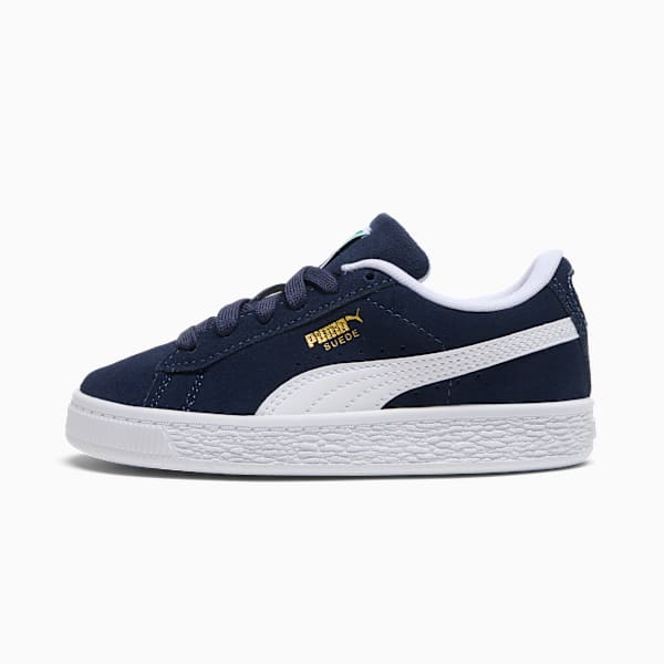 Suede Classic Little Kids' Sneakers, PUMA Navy-PUMA White, extralarge