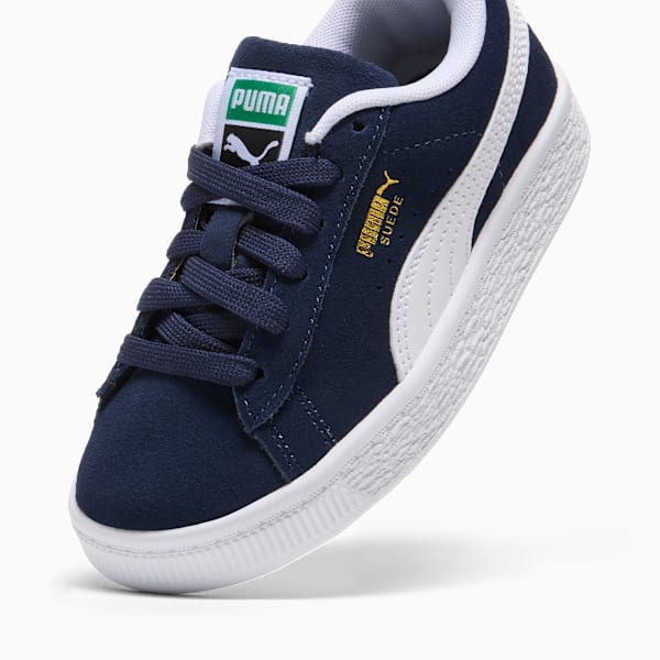 Suede Classic Little Kids' Sneakers, PUMA Navy-PUMA White, extralarge