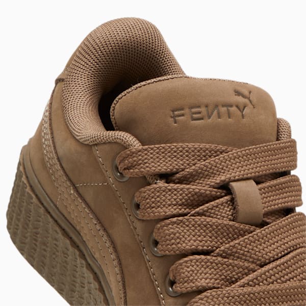 FENTY x PUMA Creeper Phatty Earth Tone Kids' Sneakers, Totally Taupe-PUMA Gold-Warm White, extralarge-AUS